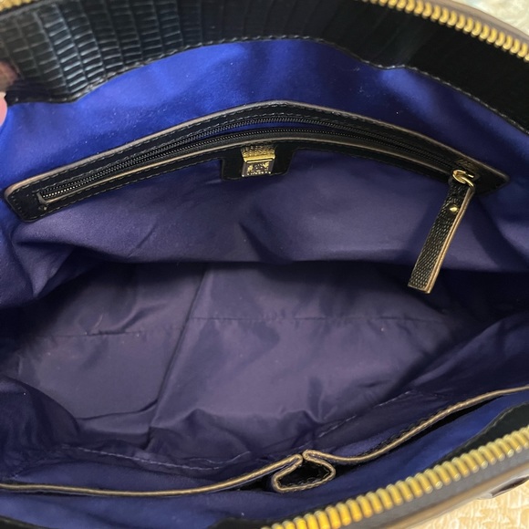 Anne Klein black satchel - Picture 2 of 7